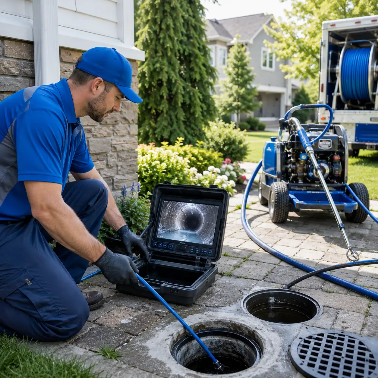Outdoor drain cleaning professionals serving Newtown, VA